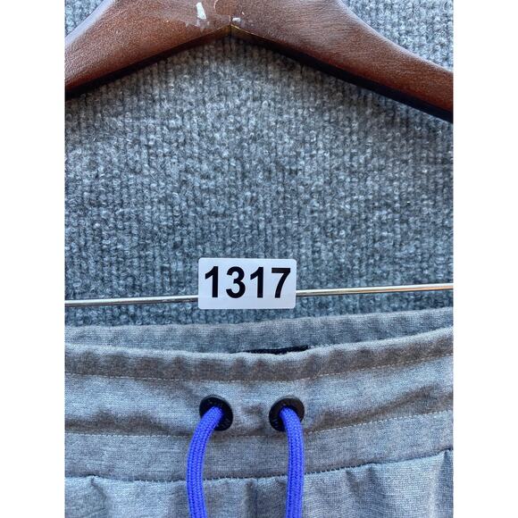 Nike Jordan Sweat Shorts Mens Large Heather Gray Jumpman Drawstring Athletic - Picture 7 of 9